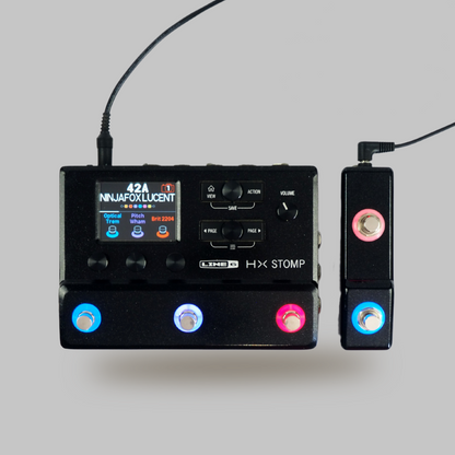 Sidekick HX Stomp (Galaxy Black) – Ninjafox Engineering Sidekick HX Stomp (Galaxy Black) – Ninjafox Engineering
